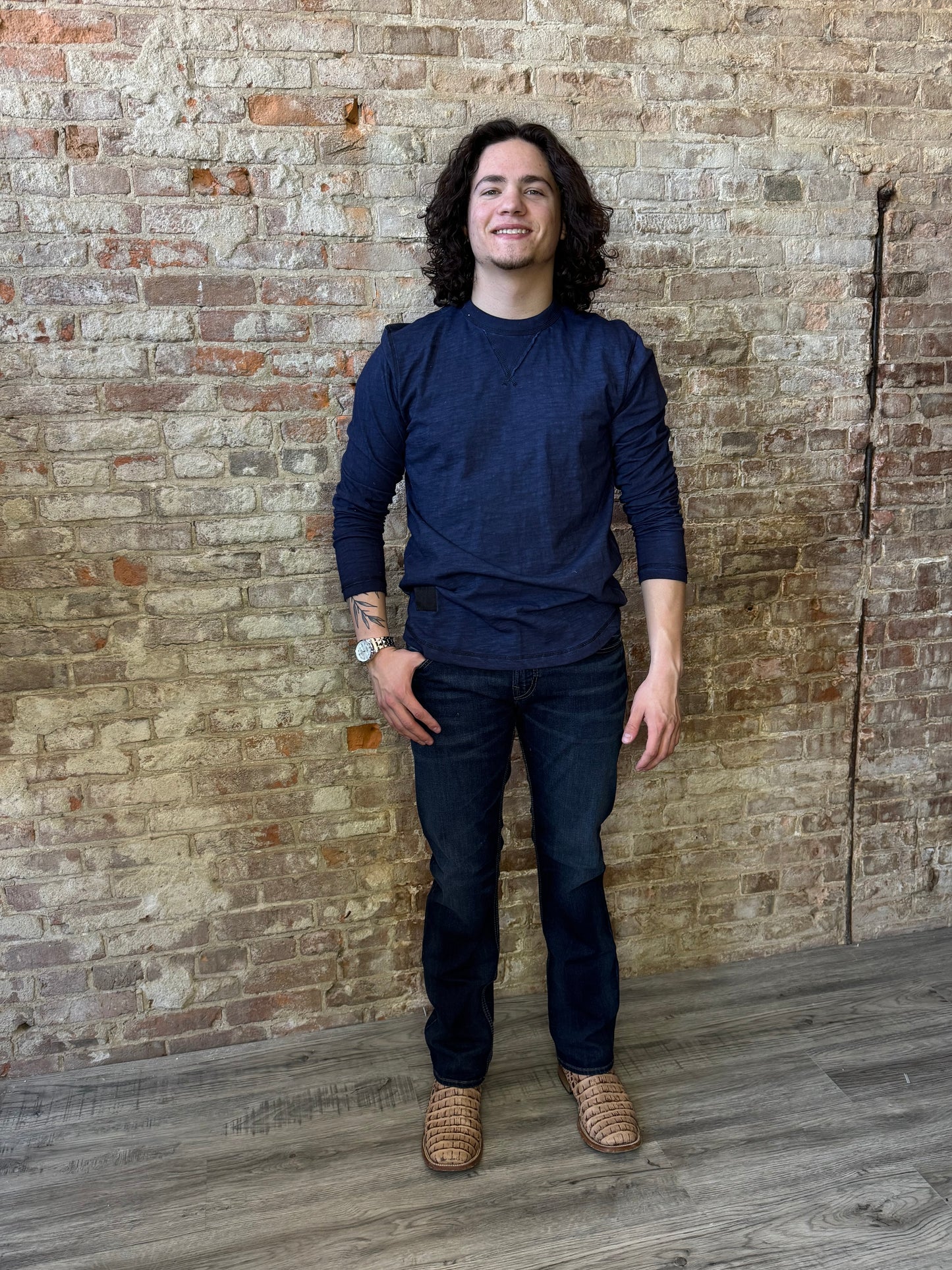 Long Sleeve Vintage Crew