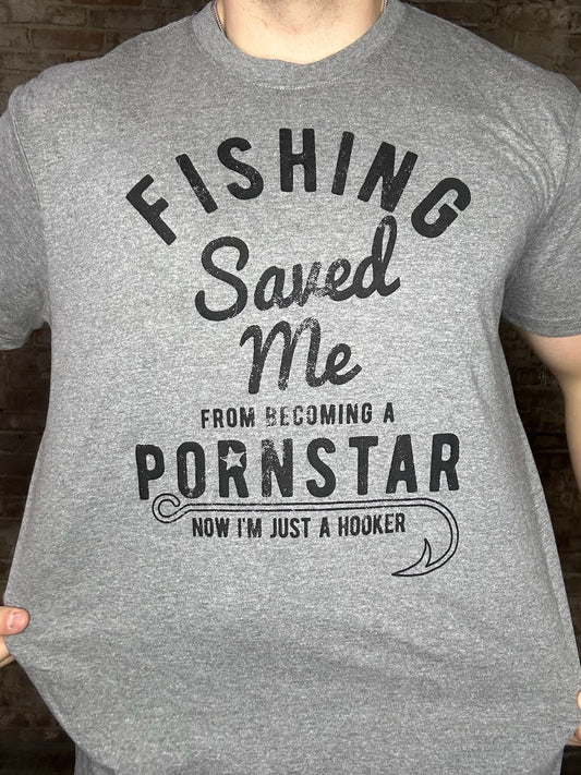 Porn Star Fishing T-Shirt