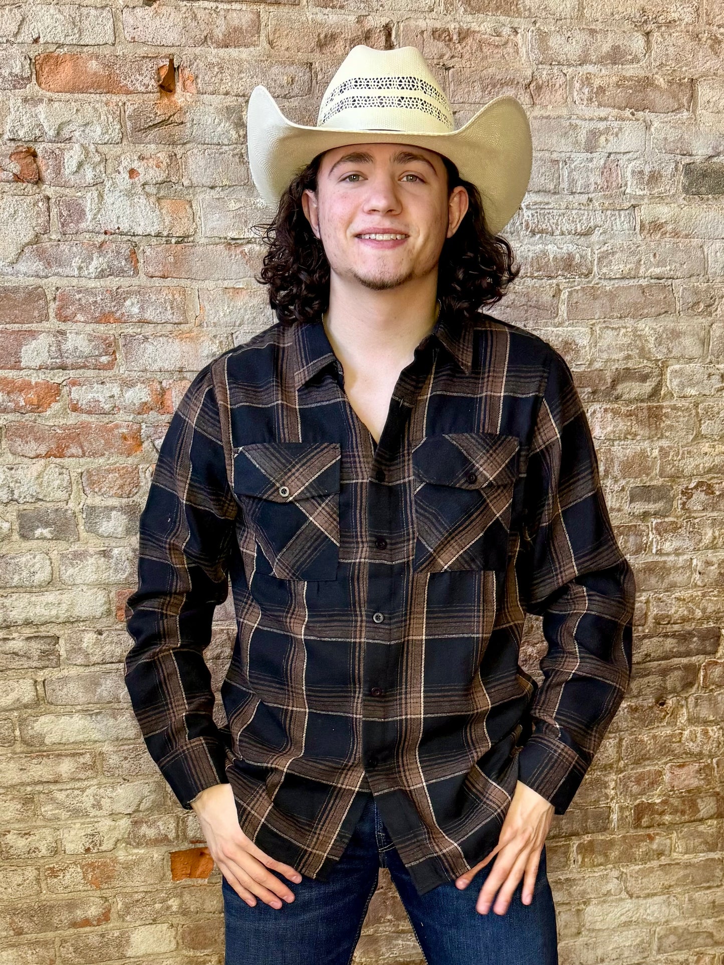 Flannel Long Sleeve - Brown