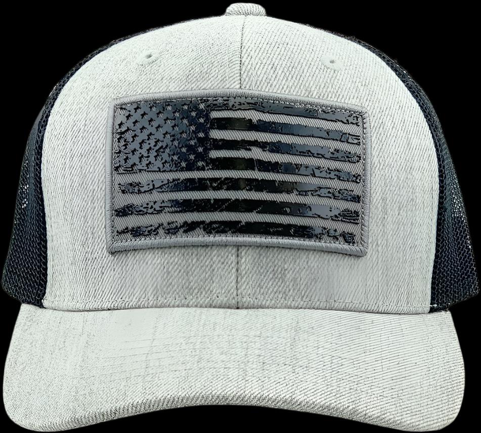Flag Patch Hat - Gray/Black