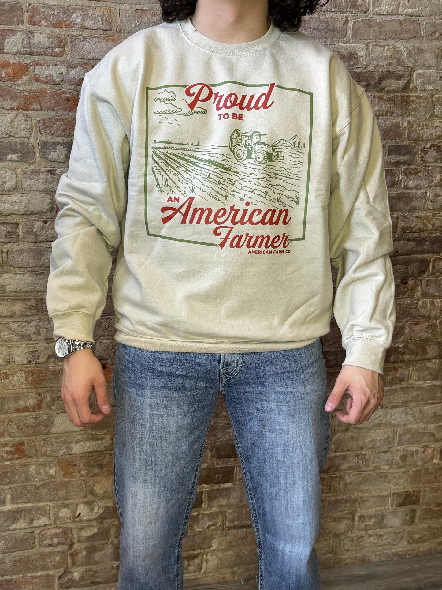 Proud American Farmer Sweatshirt