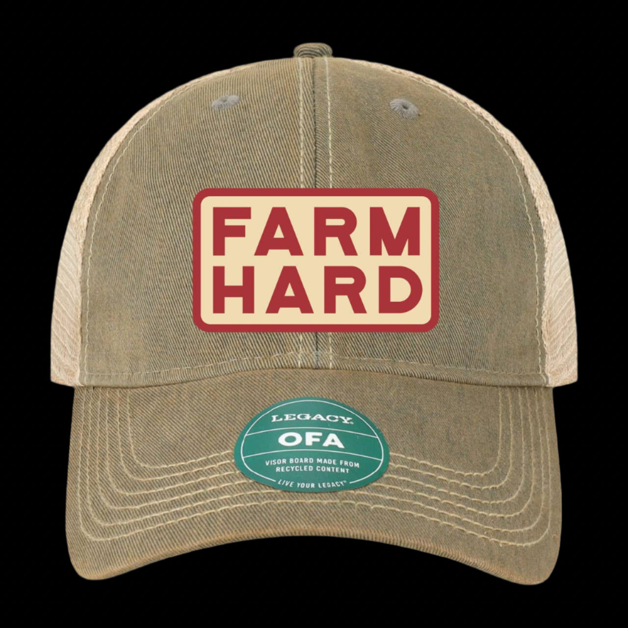 Olive Farm Hard Patch Cap