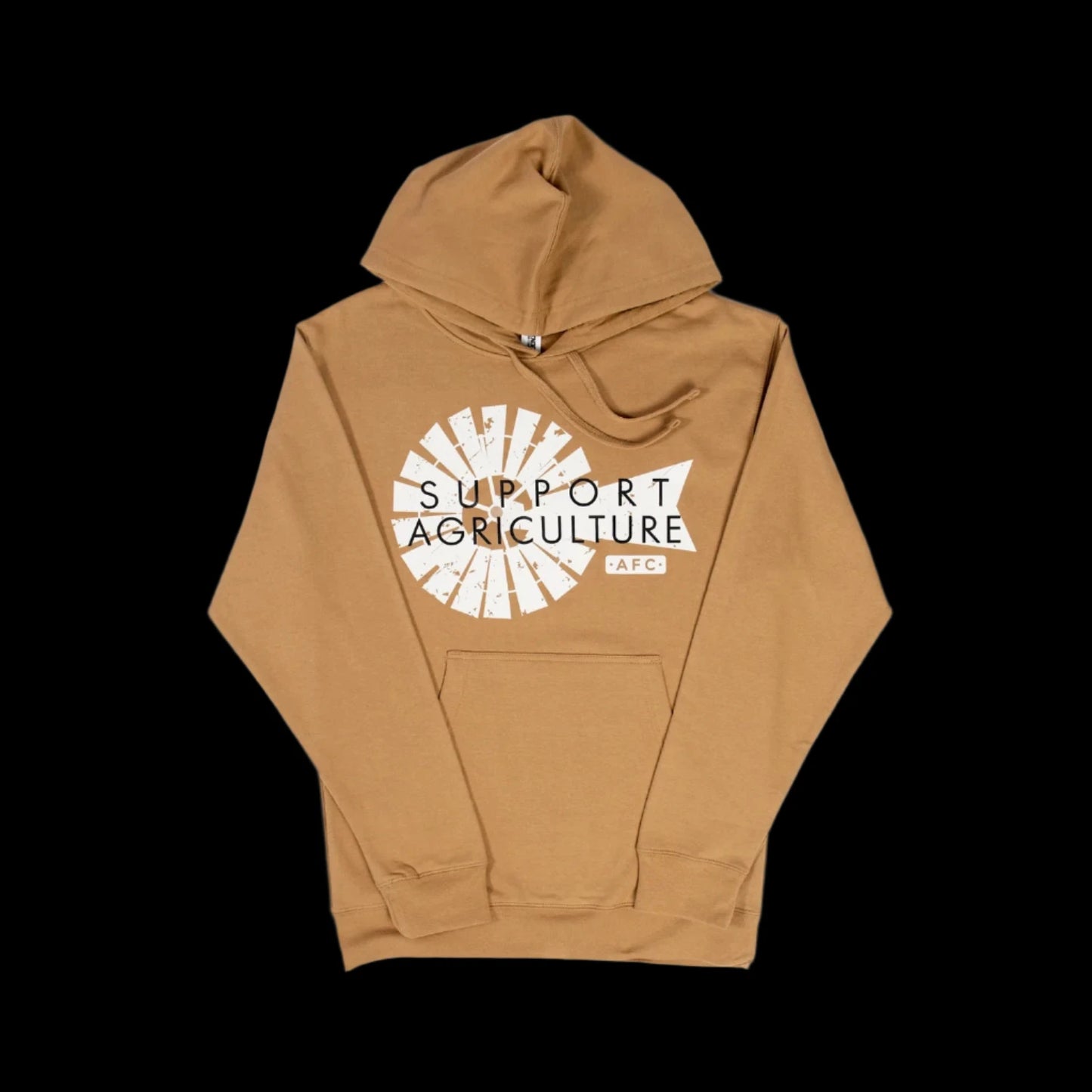 Support Agriculture Tan Hoodie