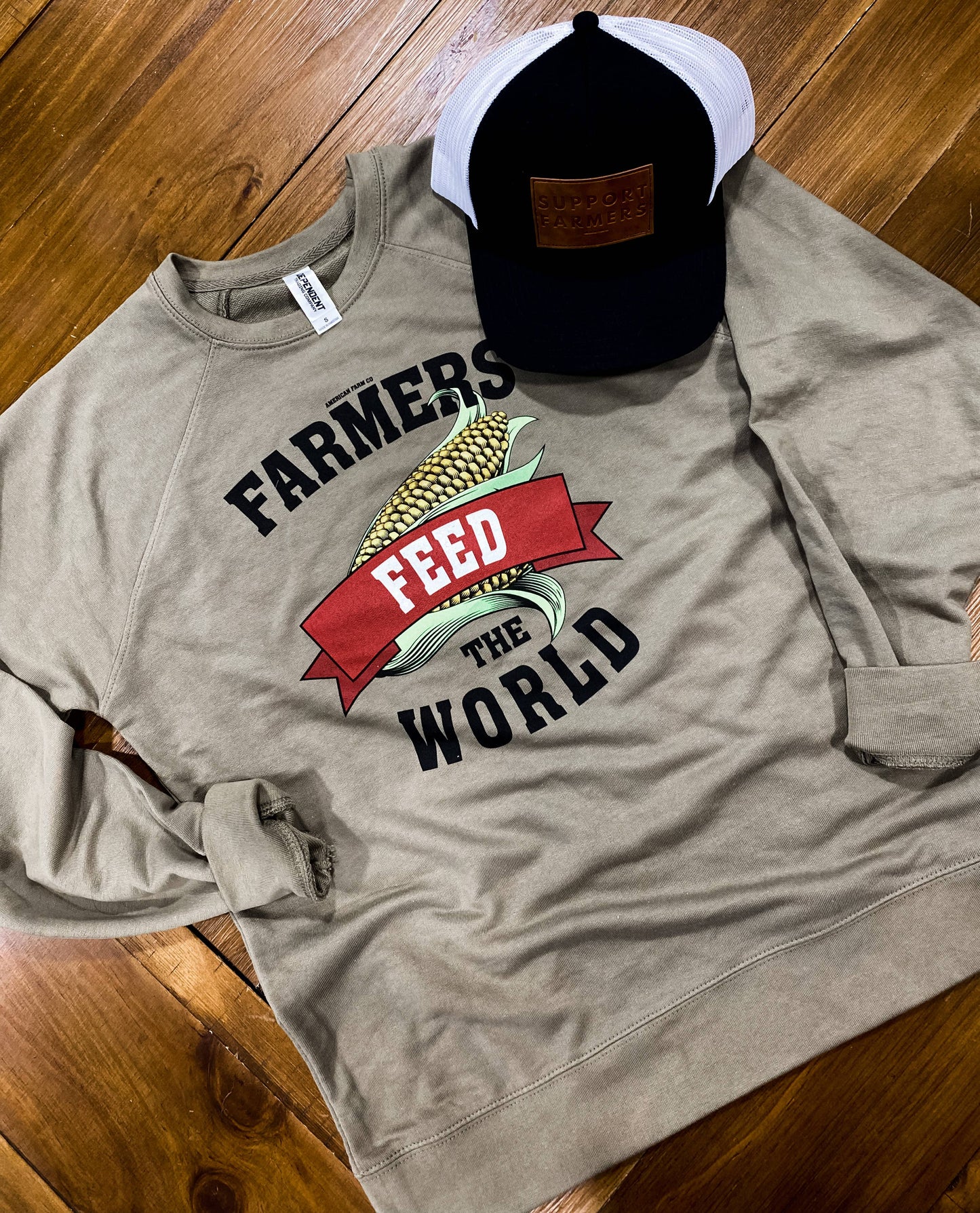 Farmers Feed the World Crewneck Sweatshirt