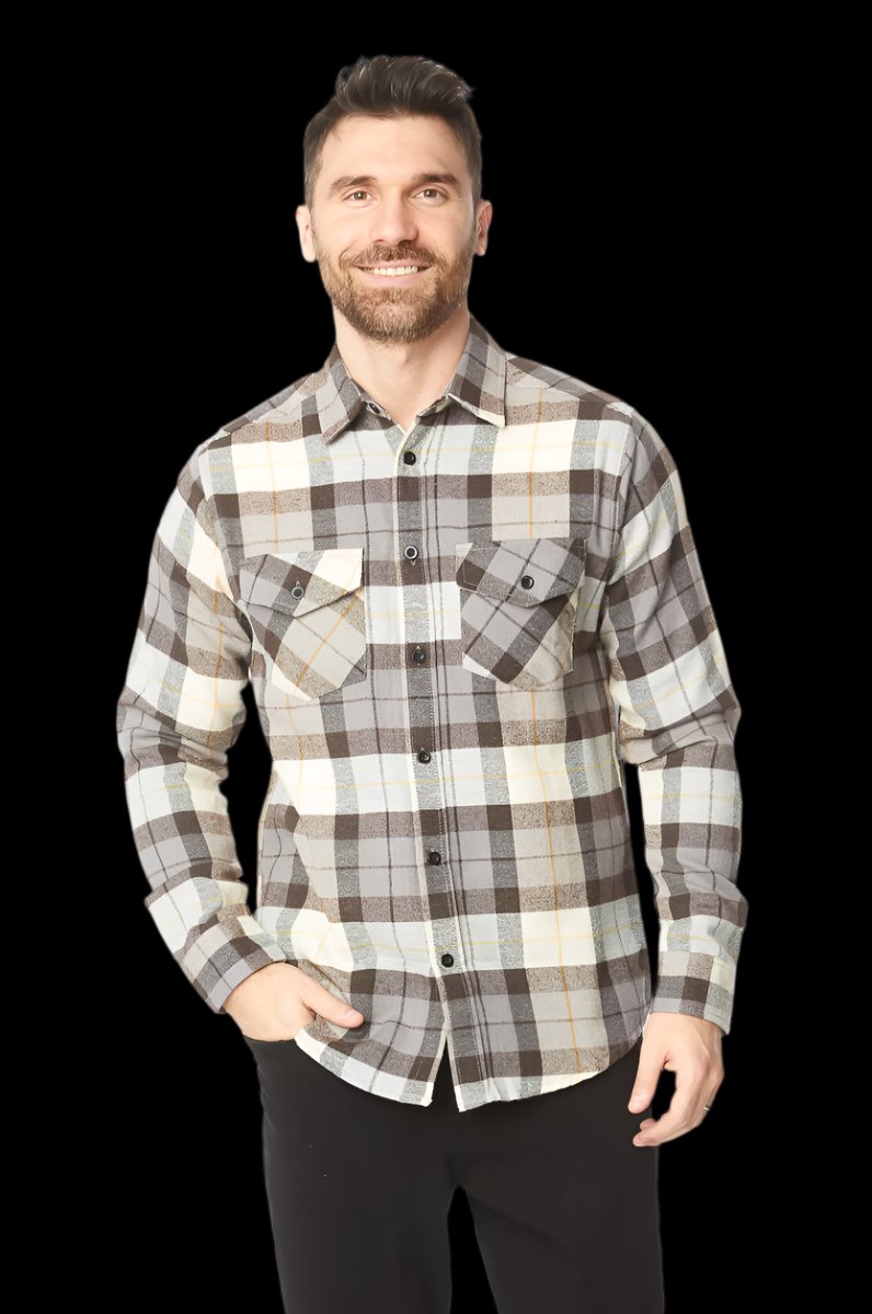 Flannel Long Sleeve - Cream