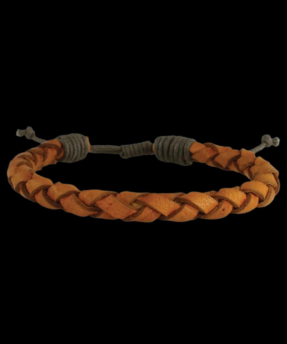 Vintage Braided Leather Bracelet