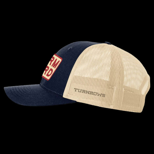 Navy Farm Hard Patch Cap