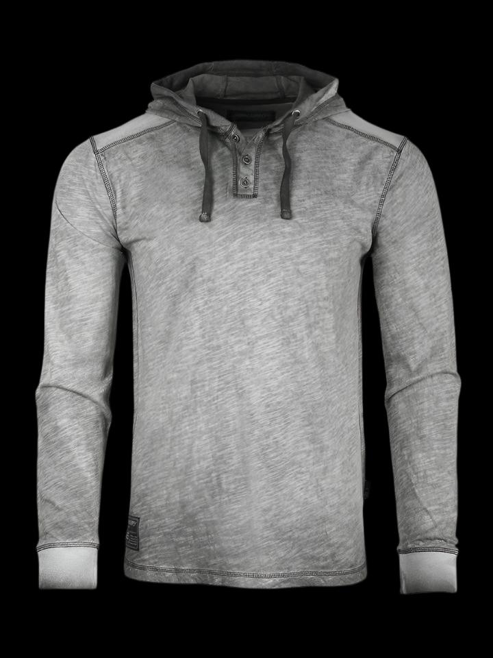 Long Sleeve Henley Hoodie