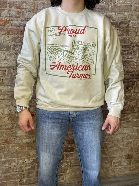 Proud American Farmer Sweatshirt