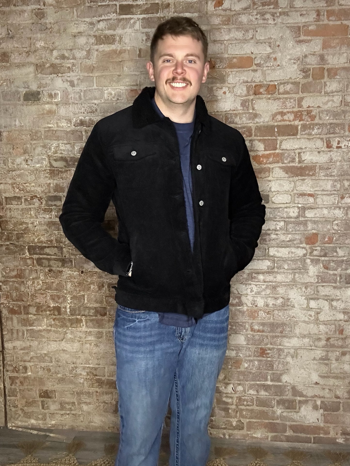 Corduroy Trucker Jacket - Sherpa Inner & Collar