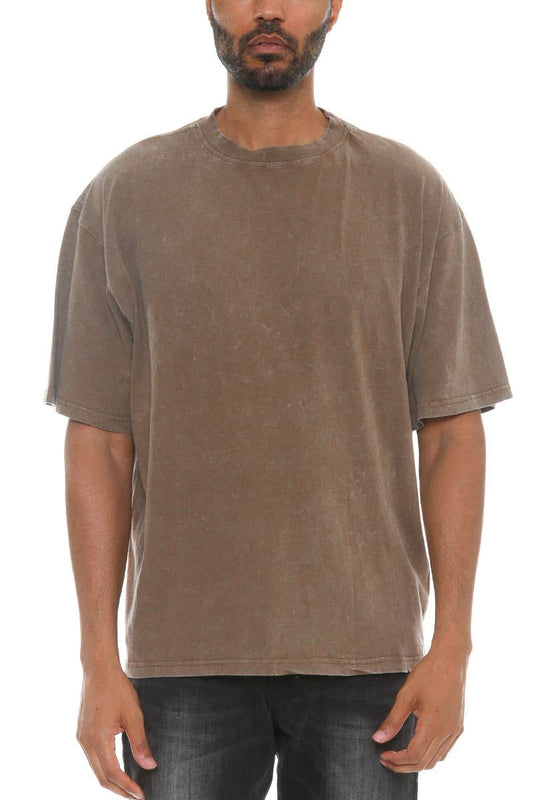 Drop Shoulder Tee ~ Brown