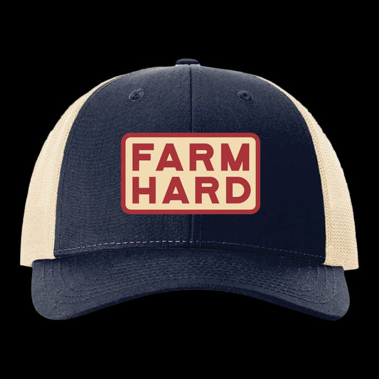 Navy Farm Hard Patch Cap