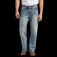 Gordie Relaxed Straight Jeans ~ Light Wash