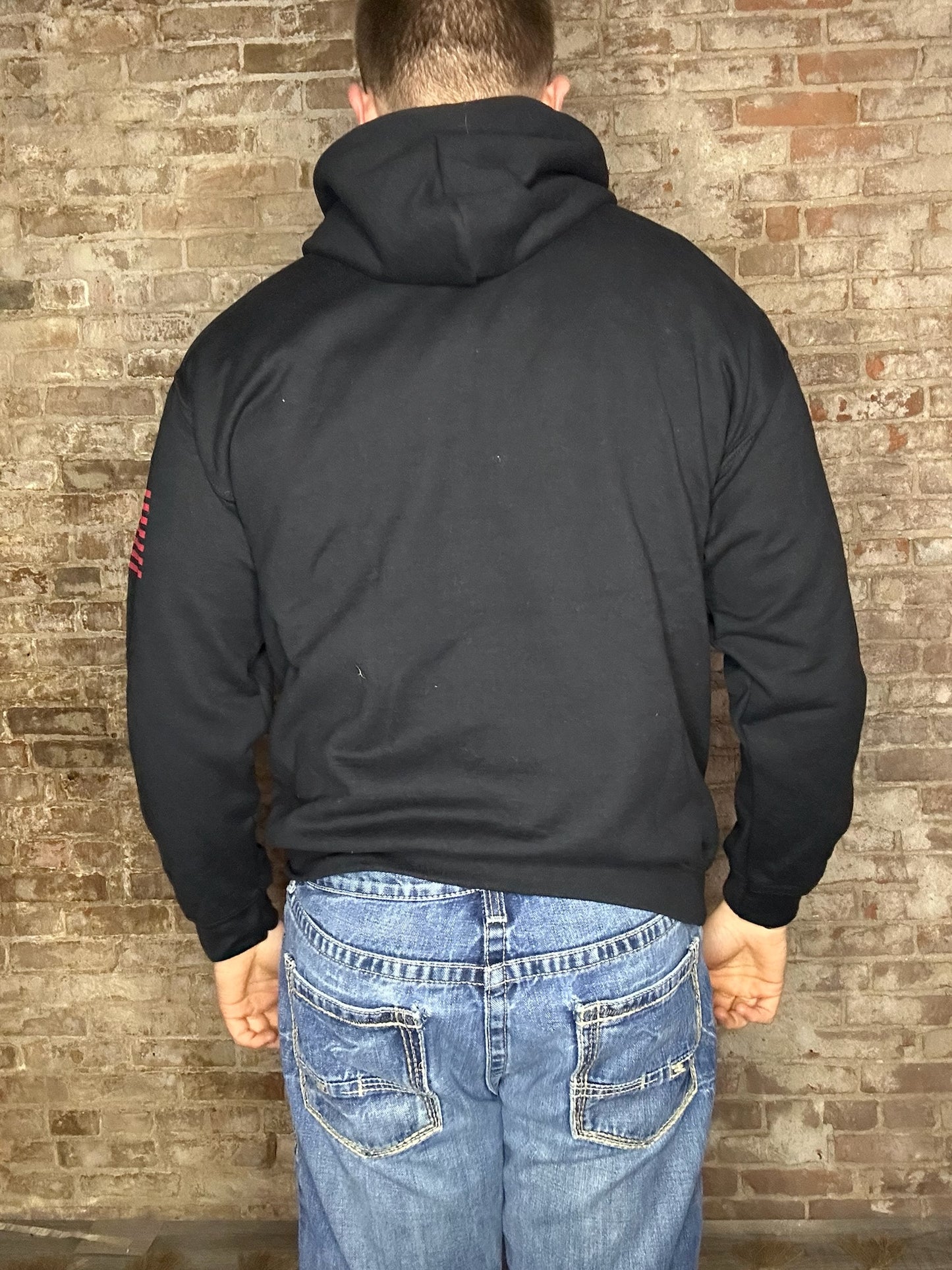 "Support Those Who Serve" Hoodie - Black