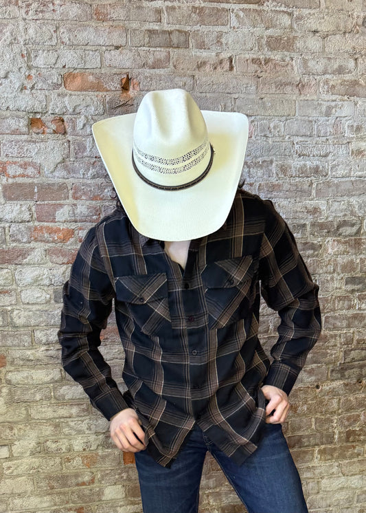 Flannel Long Sleeve - Brown