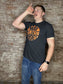 "May Contain Whiskey" Men's T-shirt drinking Graphic Tee - Black