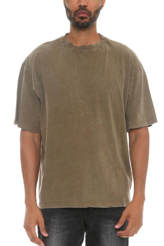 Drop Shoulder Tee ~ Olive