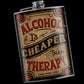 Cheaper Than Therapy Flask