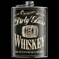 Dirty Glass Whiskey Flask
