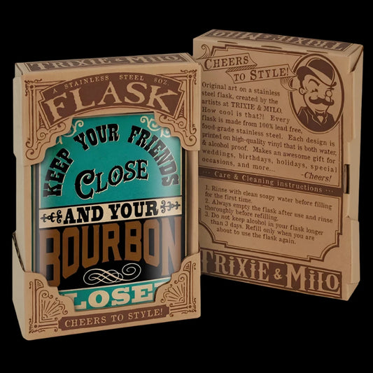 Keep Your Friends Close Flask