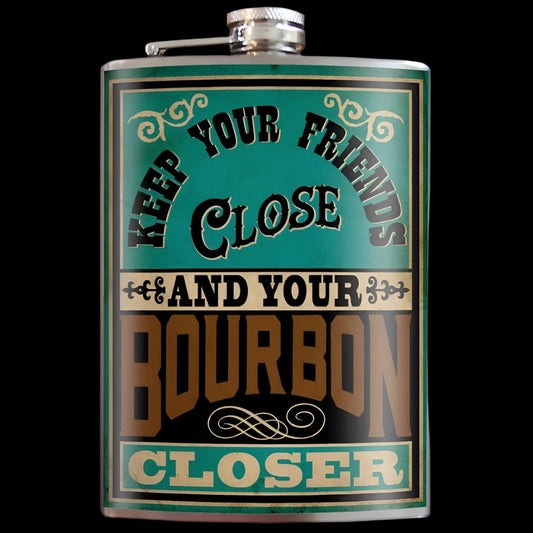 Keep Your Friends Close Flask