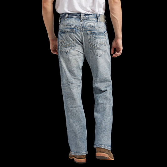 Gordie Relaxed Straight Jeans ~ Light Wash
