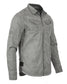 Charcoal Gray Vintage Wash Rugged Button Up Shirt