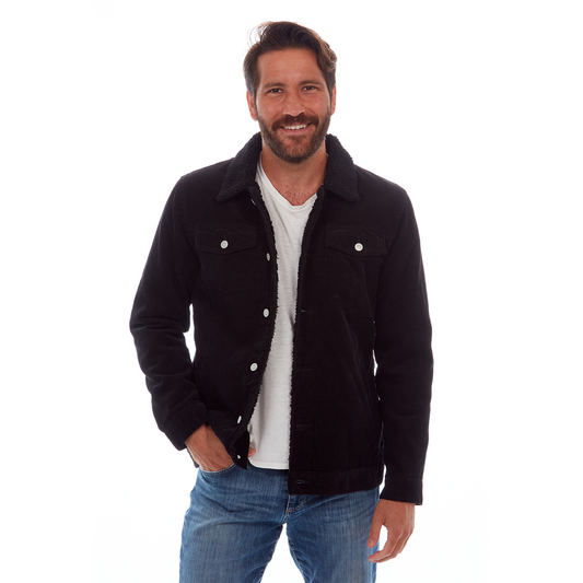 Corduroy Trucker Jacket - Sherpa Inner & Collar